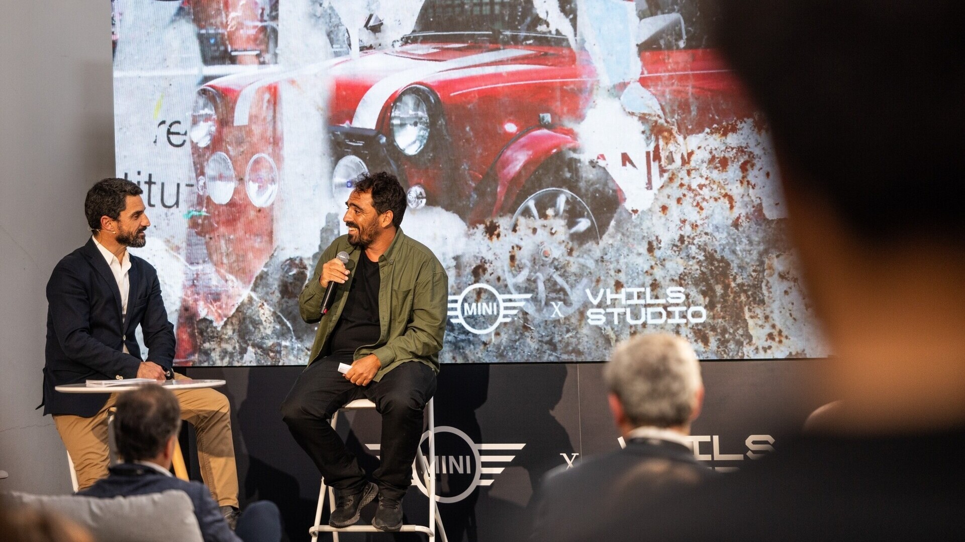 Apresentação do MINI "Tracery" de Vhils.